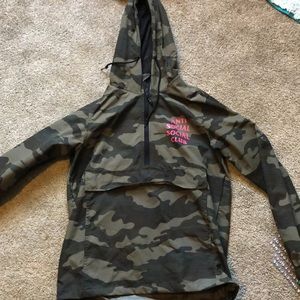 Anti social social club  wind breaker